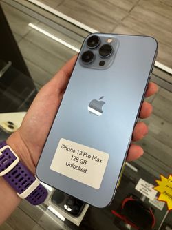Blue iPhone 13 Pro Max cash or $50 down