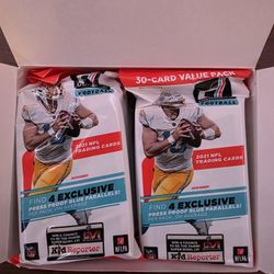 2021 Donruss Football Jumbo Fat Pack Cello Box