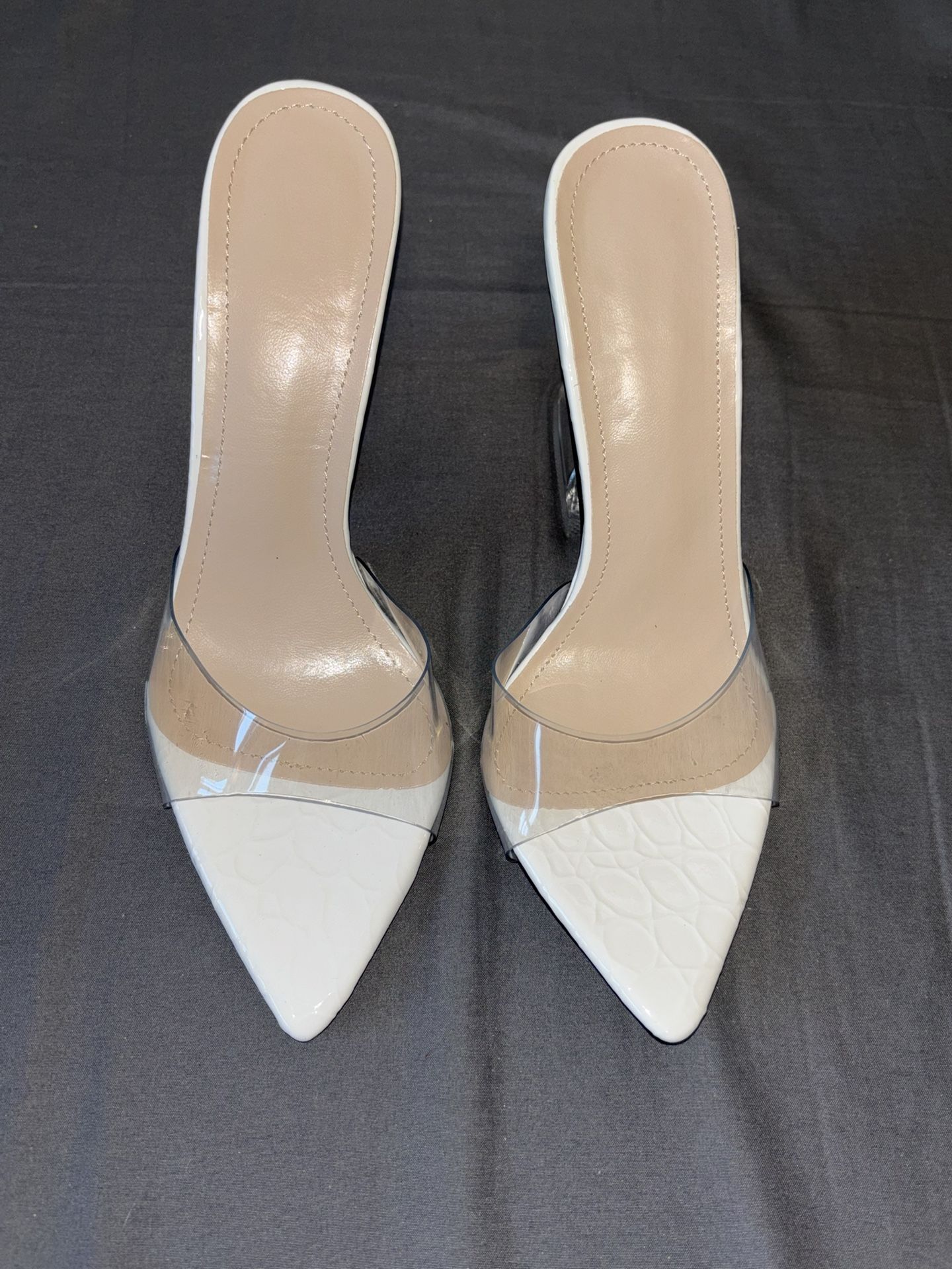White Heels - Size 37 / US size 6.5