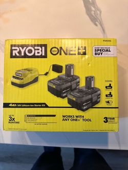 Ryobi 4 Ah Battery Kit