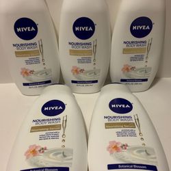 Nivea Nourishing Body Wash—Botanical Blossom 20oz (*Please Read Post Description*)