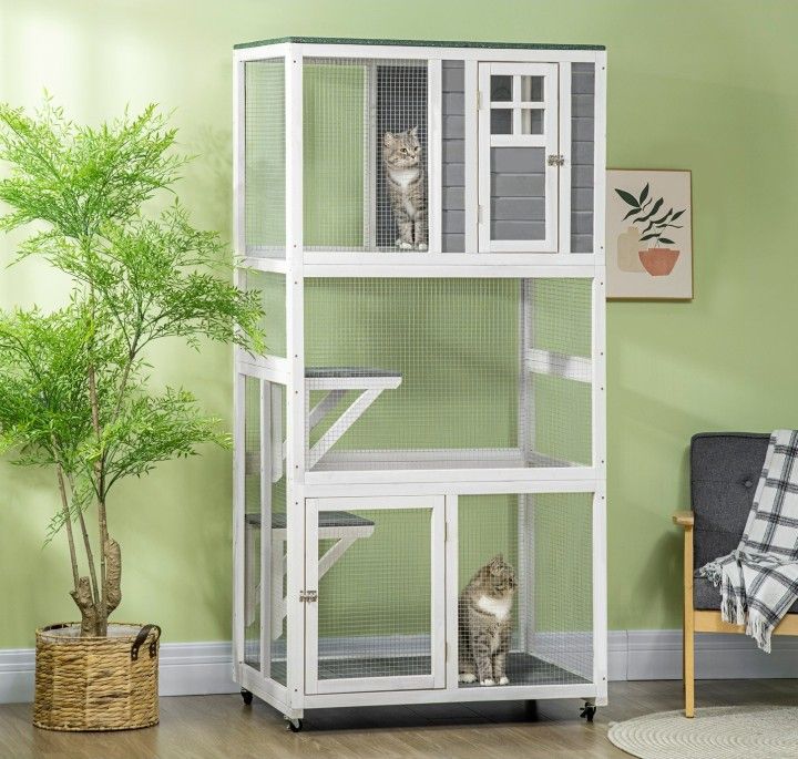 Cage of birds or cage for cats Very young, Little use or Almost none.