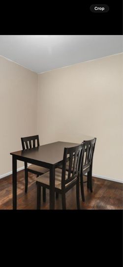 Dining table only. Have chairs but they are not the ones pictured