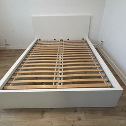 White IKEA Bed Frame solid white