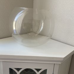 22” XL Bubble Bowl Glass Circular Vase