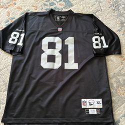 Tim Brown #81 Reebok Throwback Jersey Size XL