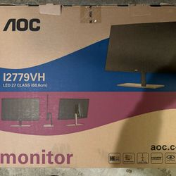Two AOC I2779VH Monitors