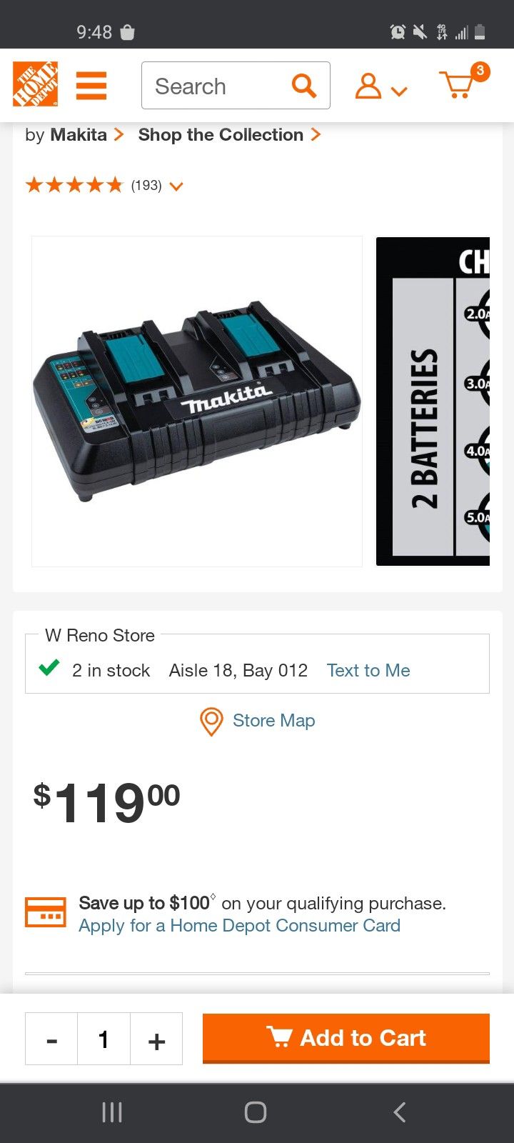 Makita Double Charger
