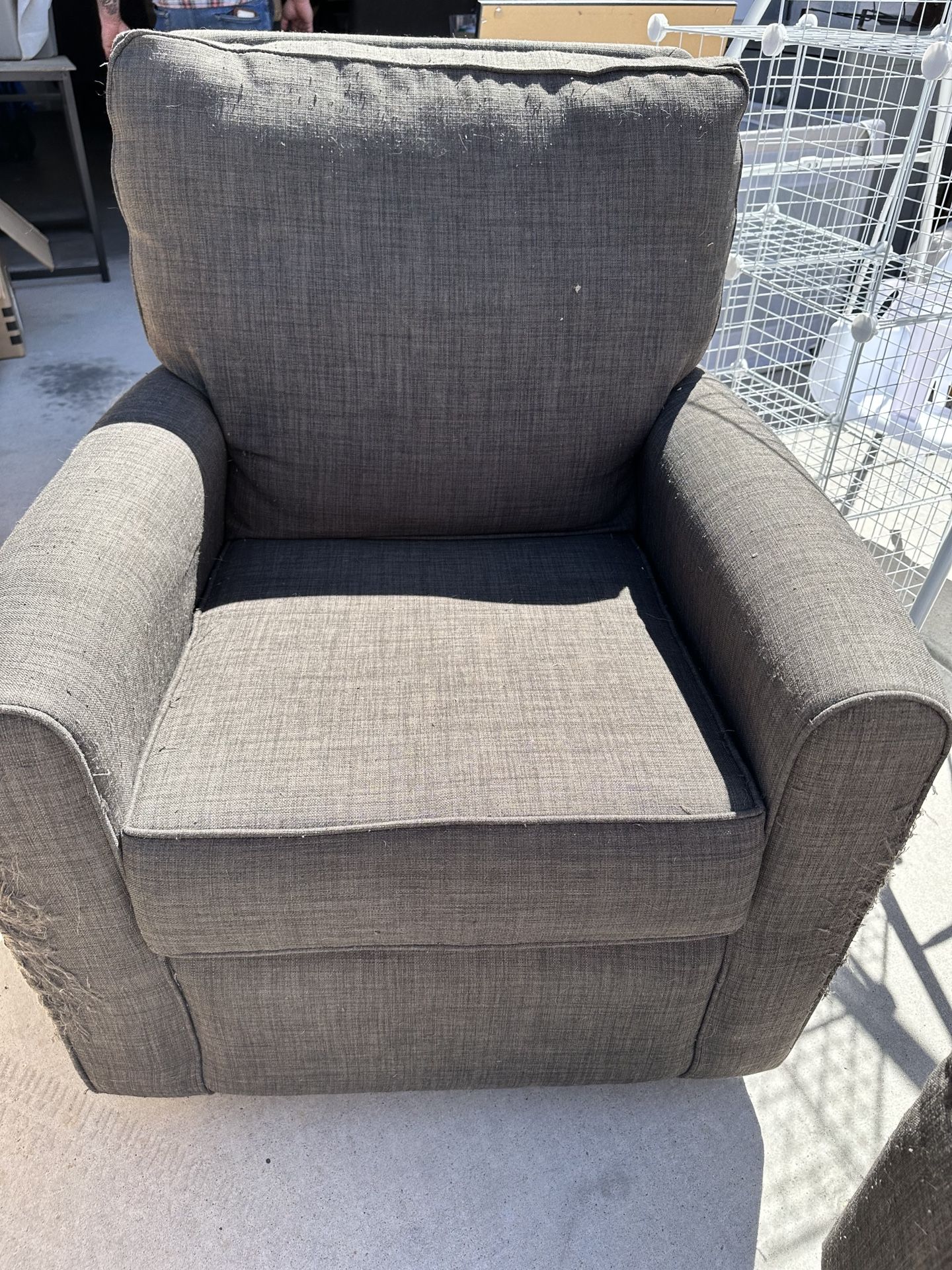 Free Chair And Ottoman