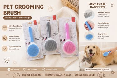 Brand New Pet Grooming Slicker Brush for Cats & Dogs