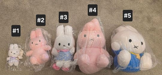 Miffy plushes
