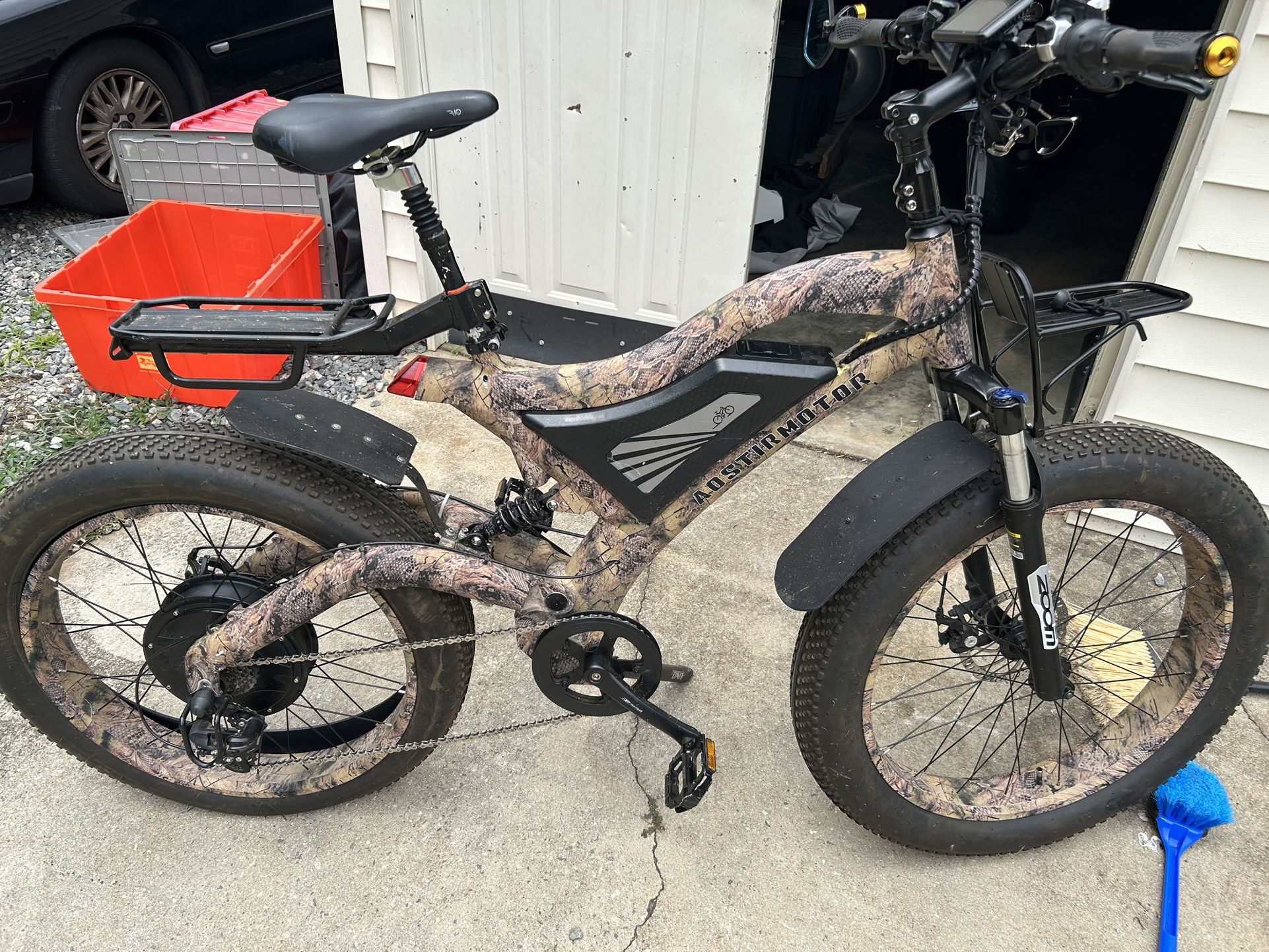 E-bike Astro motor 26” Full Suspension Mountain E-bike