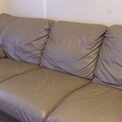 Leather Three Seater Couch