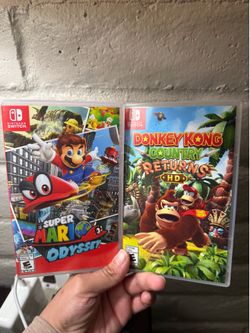 🎮 Nintendo Switch Games – Super Mario Odyssey & Donkey Kong Country Returns HD