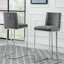 Set Of Two Counter Bar Stools