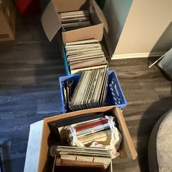 Huge Vinyl Record Lot – 250+ Records – $80 – Must Take All 