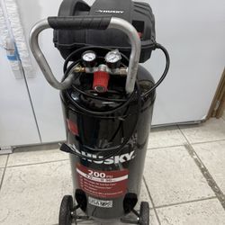 Husky 20 Gal. 200 PSI Oil Free Portable Vertical Electric Air Compressor
