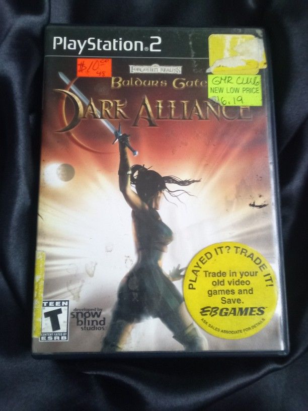 Dark Alliance Baldars Gate Ps2