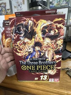 One Piece Card Game ULTRA DECK - The Three Brothers (ST-13) New Factory Sealed
