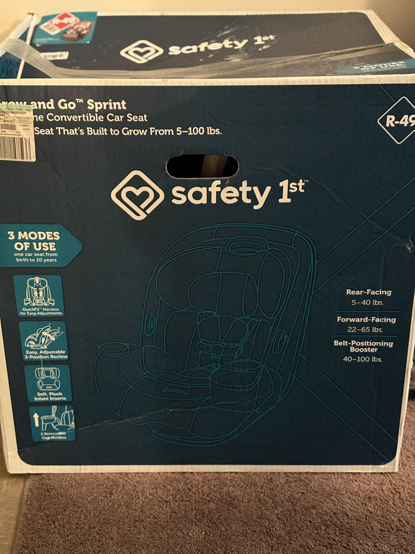 Give Me Your Best Offer 3 In 1 Car seat (New) 5-100lbs