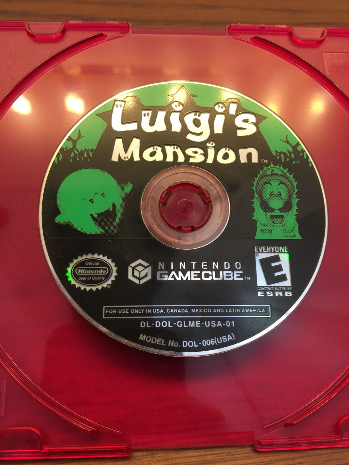 Nintendo GameCube Luigi’s Mansion Disc Only Tested