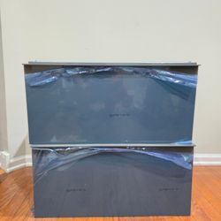 Ikea 24" High Gloss Gray Floating Bathroom Vanity NEW