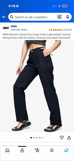 Quick dry cargo pants