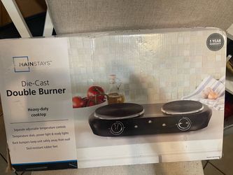 Die cast double burner