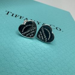Tiffany Return to Earrings .925 Silver 