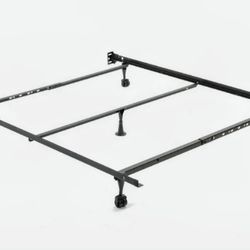Like New Black Metal Adjustable Bed Frame 