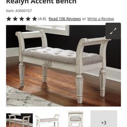 Realyn Accent Bench