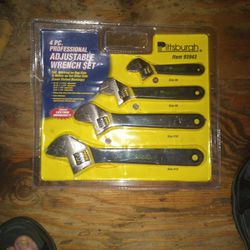 4 PCs Professional Adjustable Wrench Set