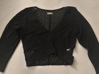 Hollister Crop Top Womens Small Long Sleeve