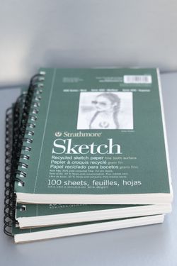 Bundle of 3 Strathmore 400 Series Sketchbooks - NEW