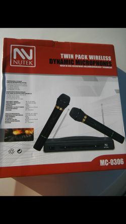 Twin pack wireless microphone