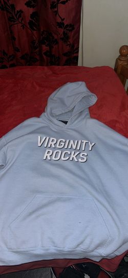 Virginity Rocks Graphic Hoodie