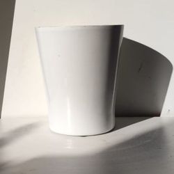 Glazed Ceramic Plant Pot/ Plant Planter/ Flower Pot Patio Garden White