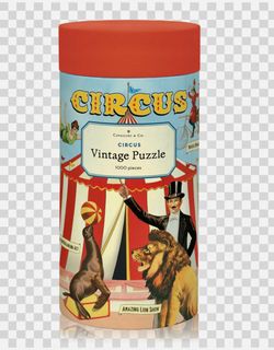 PUZZLE Cavallini & Co. Circus Vintage New