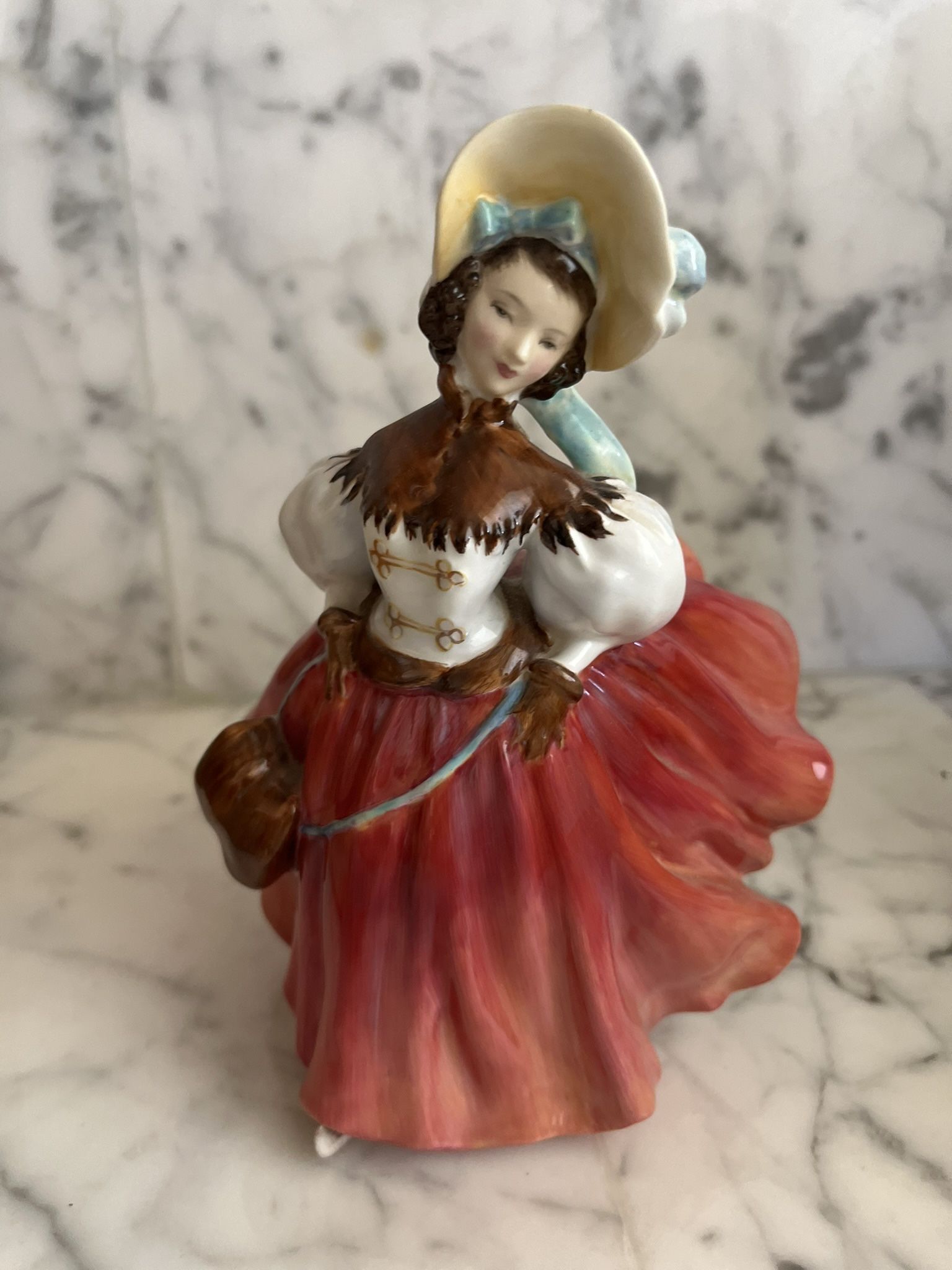 Vintage Royal Doulton 1952 The Skater Figurine HN 2117