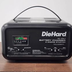 DieHard Battery Charger & Engine Starter 12v Volt Automatic 50/10/2 AMP Tested & Works