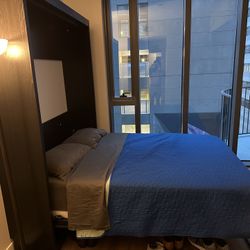 Tempur-pedic Queen Size Mattress & Murphy Bed