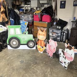 Animal Farm Decorations Cut Outs
