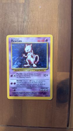 Mewtwo base set holo