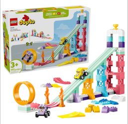 New Lego Duplo 3 in 1 Creative Ramps with Vehicles Sealed