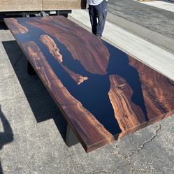 Epoxy Wood Resin Dining Table And Bar Tops 