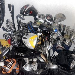 Lots Of Golf Clubs 