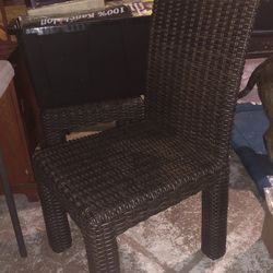 Wicker Patio Chairs Lloyd Flanders $$$
