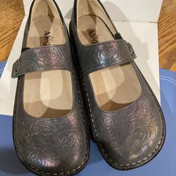 Néw Alegria Paloma-683 Mary Jane’s Gray Gasoline Size 41-10/10.5