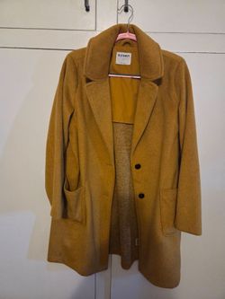 Size L Old Navy Mustard Coat