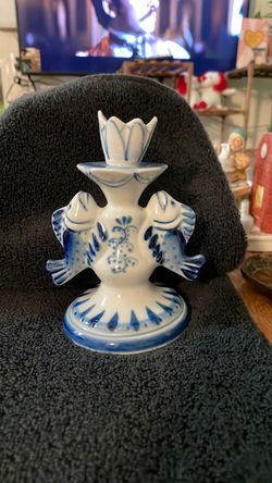 Vintage Russian candlestick holder